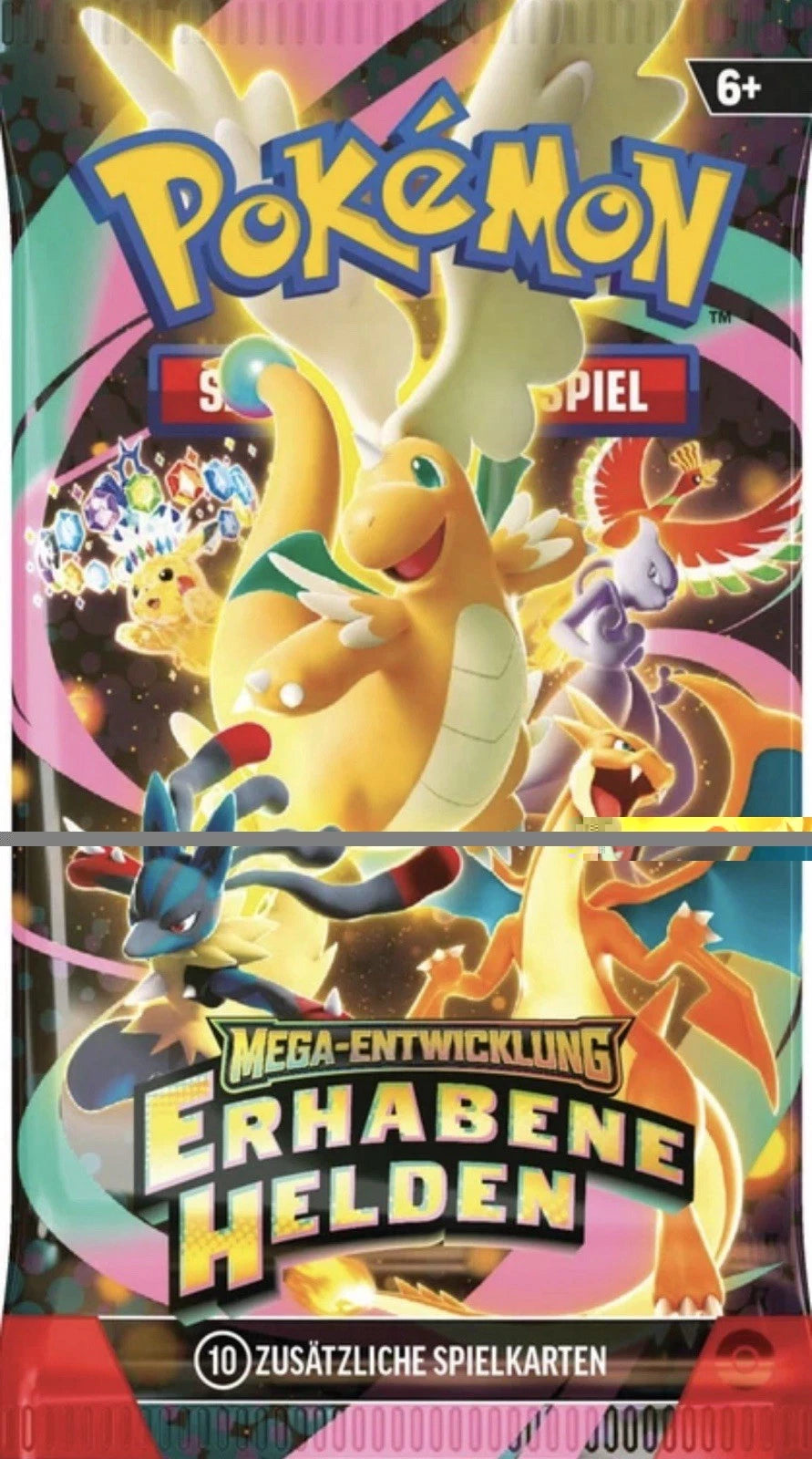 Pokemon Erhabene Helden Single Booster Pack - Deutsch