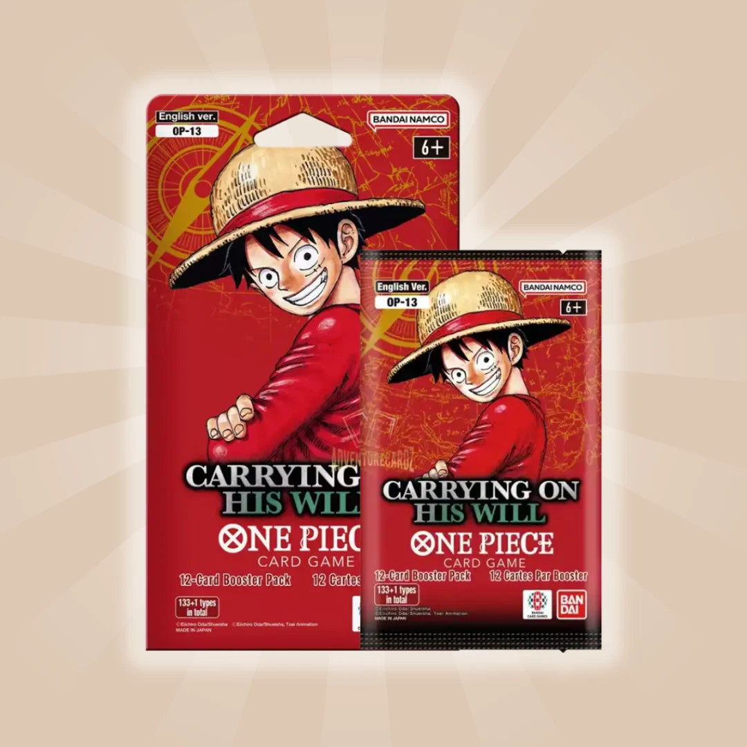 One Piece Card Game – OP13 “Carrying on His Will” | SLEEVED Booster Pack |