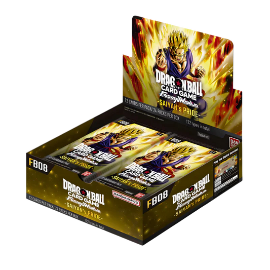 Dragon Ball Fusion World - FB08 - SAIYAN’S PRIDE Display – Englisch